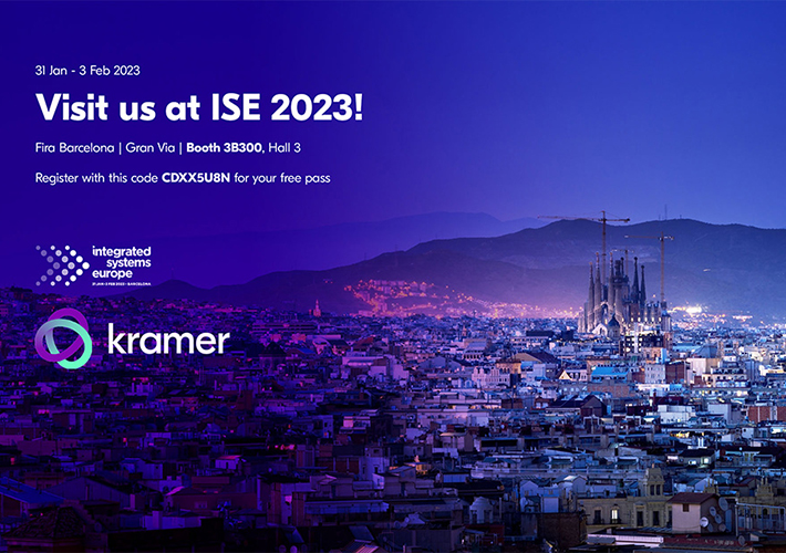 foto noticia Kramer participará en ISE 2023